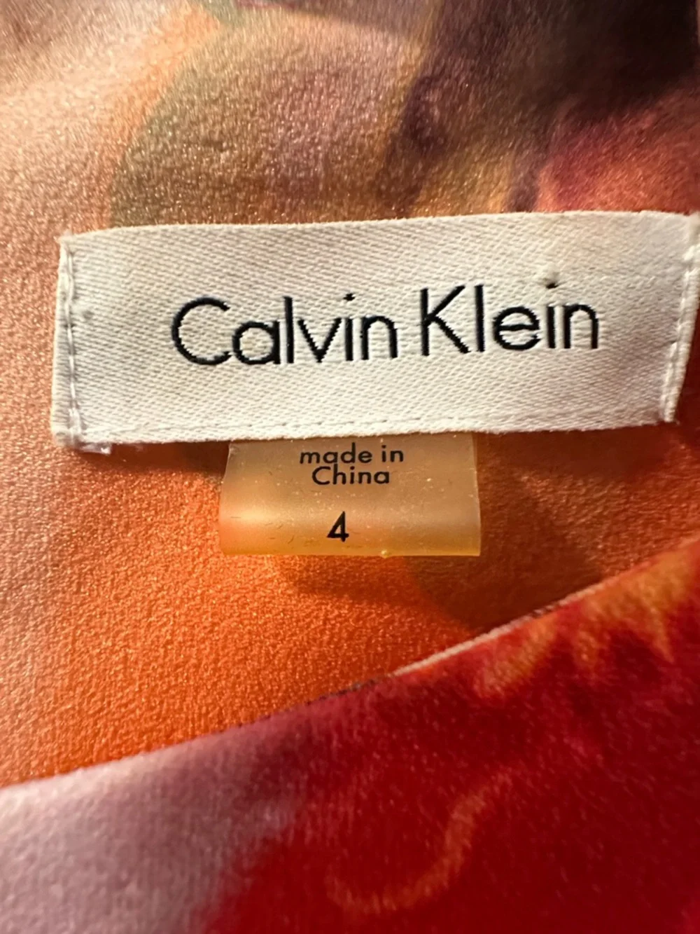 Calvin Klein Floral Multicolor Sleeveless Sheath Dress - Picture 4 of 10